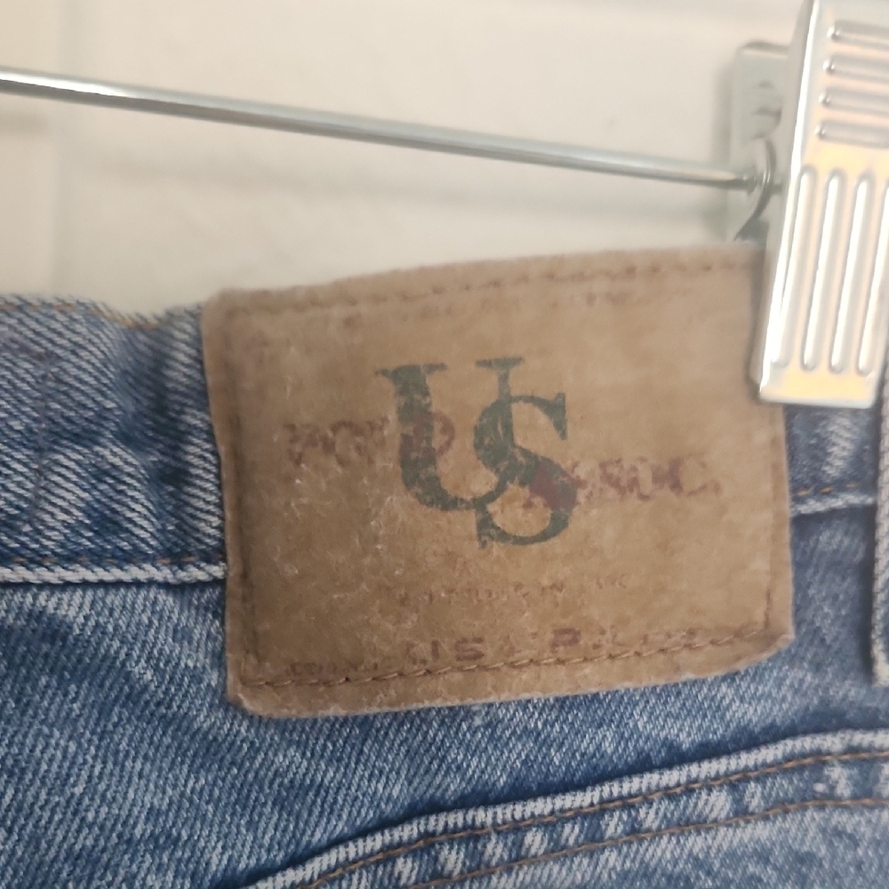 US Polo Ass. Rn Vintage Y2K 87282 Classic Straight Leg Blue Jeans Sz 9/10 - Picture 9 of 10